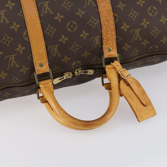 LOUIS VUITTON Monogram Keepall Bandouliere 50 Boston Bag M41416 LV Auth 149406