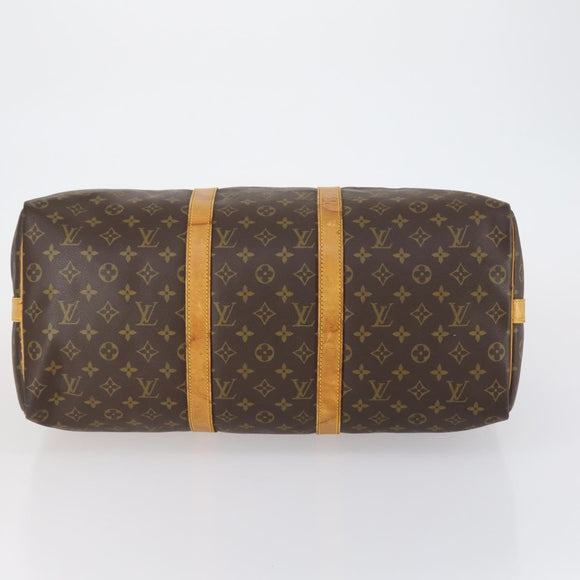 LOUIS VUITTON Monogram Keepall Bandouliere 50 Boston Bag M41416 LV Auth 149406