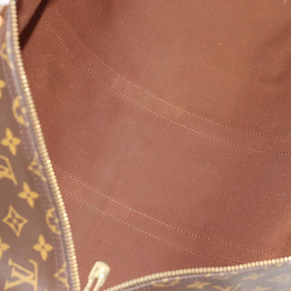 LOUIS VUITTON Monogram Keepall 55 Boston Bag M41424 LV Auth 149408AV