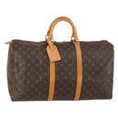 LOUIS VUITTON Monogram Keepall 50 Boston Bag M41426 LV Auth 149410-1