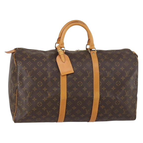 LOUIS VUITTON Monogram Keepall 50 Boston Bag M41426 LV Auth 149410