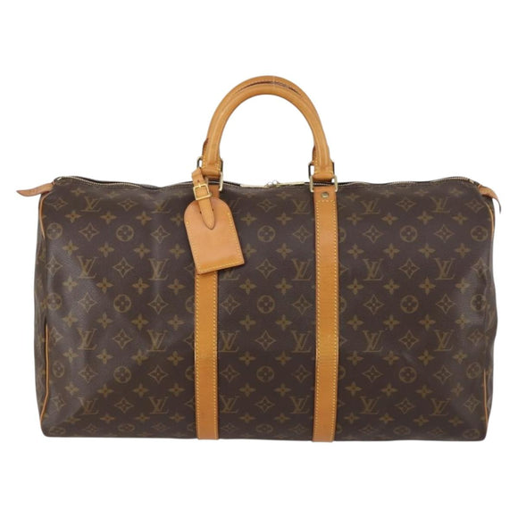 LOUIS VUITTON Monogram Keepall 50 Boston Bag M41426 LV Auth 149410