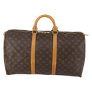 LOUIS VUITTON Monogram Keepall 50 Boston Bag M41426 LV Auth 149410-2