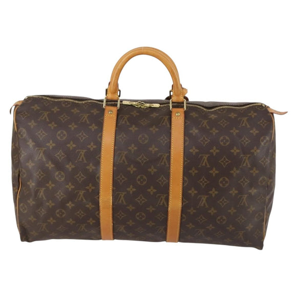 LOUIS VUITTON Monogram Keepall 50 Boston Bag M41426 LV Auth 149410