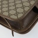 GUCCI GG Supreme Shoulder Bag PVC Beige Gold 93 02 023 Auth 149411-17