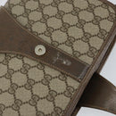 GUCCI GG Supreme Shoulder Bag PVC Beige Gold 93 02 023 Auth 149411-9