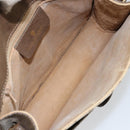 GUCCI GG Supreme Shoulder Bag PVC Beige Gold 93 02 023 Auth 149411-11