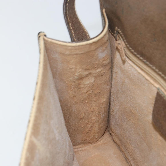 GUCCI GG Supreme Shoulder Bag PVC Beige Gold 93 02 023 Auth 149411