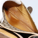 GUCCI GG Supreme Shoulder Bag PVC Beige Gold 93 02 023 Auth 149411-24