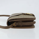 GUCCI GG Supreme Shoulder Bag PVC Beige Gold 93 02 023 Auth 149411-4