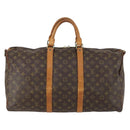 LOUIS VUITTON Monogram Keepall Bandouliere 50 Boston Bag M41416 LV Auth 149416-13