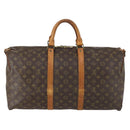 LOUIS VUITTON Monogram Keepall Bandouliere 50 Boston Bag M41416 LV Auth 149416-2