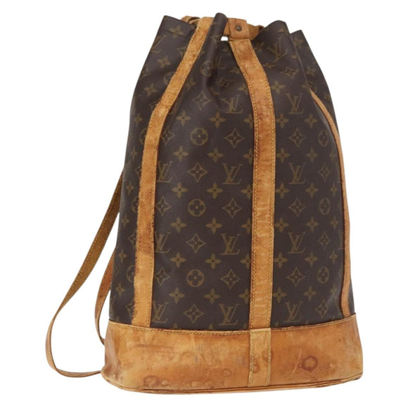 LOUIS VUITTON Monogram Randonnee GM Schoudertas M42244 LV Auth 149418