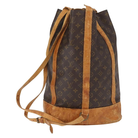 LOUIS VUITTON Monogram Randonnee GM Schoudertas M42244 LV Auth 149418