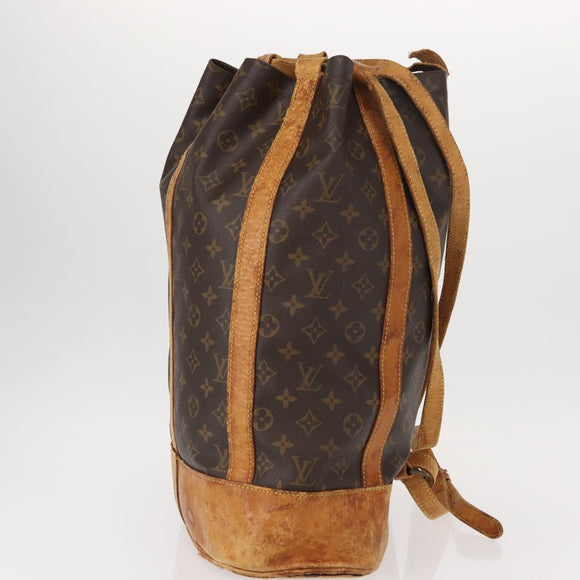 LOUIS VUITTON Monogram Randonnee GM Schoudertas M42244 LV Auth 149418