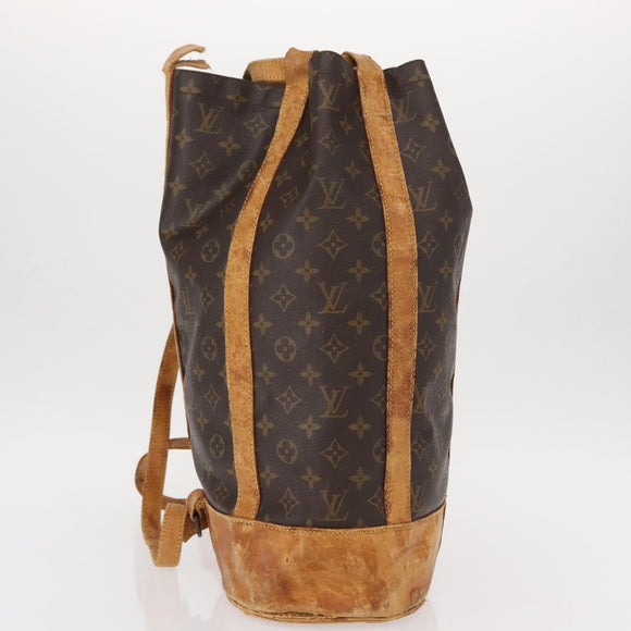 LOUIS VUITTON Monogram Randonnee GM Schoudertas M42244 LV Auth 149418