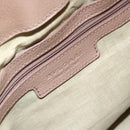 BVLGARI Chandra Shoulder Bag Leather Beige Gold Auth 149419-17