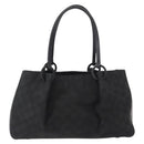 GUCCI GG Canvas Hand Bag Black Silver 94898 Auth 149421-2