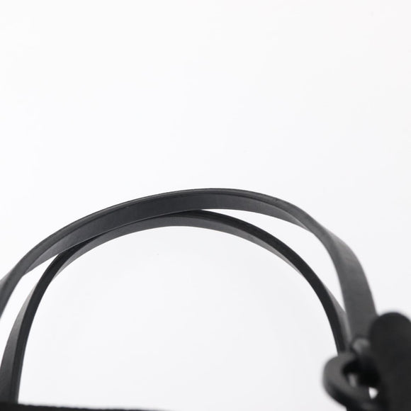 GUCCI GG Canvas Hand Bag Black Silver 94898 Auth 149421