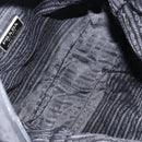 PRADA Shoulder Bag Nylon Black Silver Auth 149424-10