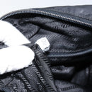 PRADA Shoulder Bag Nylon Black Silver Auth 149424-11