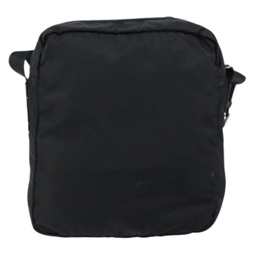 PRADA Shoulder Bag Nylon Black Silver Auth 149424 - 0