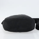 PRADA Shoulder Bag Nylon Black Silver Auth 149424-5