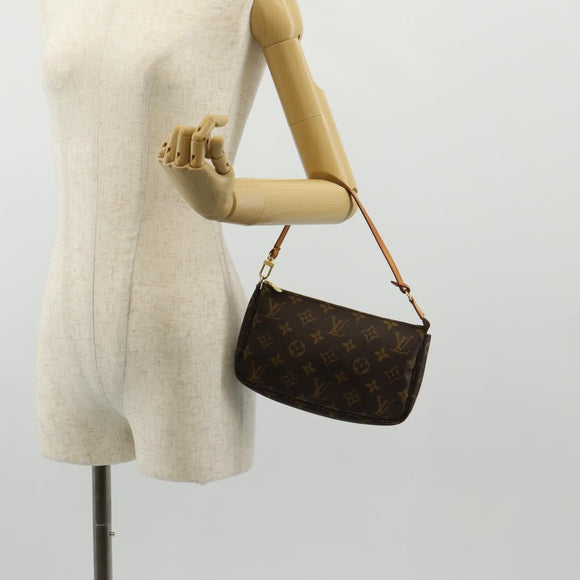LOUIS VUITTON Monogram Pochette Accessoires Pouch M51980 LV Auth 149427V