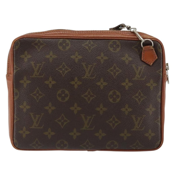LOUIS VUITTON Monogram Pochette Sports Clutch Bag N0.183 LV Auth 149431