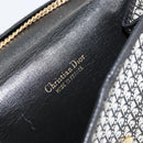 Christian Dior Trotter Canvas Chain Shoulder Bag Black Gold Auth 149437-20