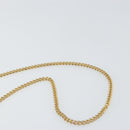 Christian Dior Trotter Canvas Chain Shoulder Bag Black Gold Auth 149437-14