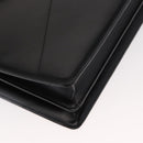 LOEWE Anagram Business Bag Leather Black Auth 149444-8