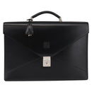 LOEWE Anagram Business Bag Leather Black Auth 149444-13