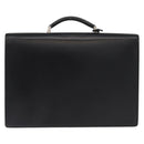 LOEWE Anagram Business Bag Leather Black Auth 149444-2