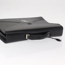 LOEWE Anagram Business Bag Leather Black Auth 149444-6