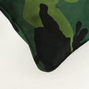PRADA Camouflage Shoulder Bag Nylon Green Silver Auth 149451V-16