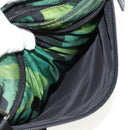 PRADA Camouflage Shoulder Bag Nylon Green Silver Auth 149451V-22