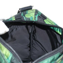 PRADA Camouflage Umhängetasche Nylon Grün Silber Auth 149451V-24