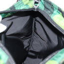 PRADA Camouflage Umhängetasche Nylon Grün Silber Auth 149451V-25