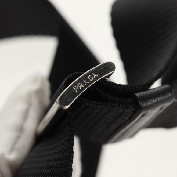 PRADA Camouflage Shoulder Bag Nylon Green Silver Auth 149451V