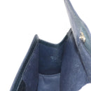 GUCCI GG Supreme Sherry Line Clutch Bag PVC Leather Navy 84 01 006 Auth 149456-16