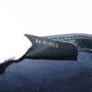 GUCCI GG Supreme Sherry Line Clutch Bag PVC Leather Navy 84 01 006 Auth 149456-18