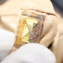 CHANEL COCO Mark Hand Bag Leather Black Silver CC Auth 149457-12