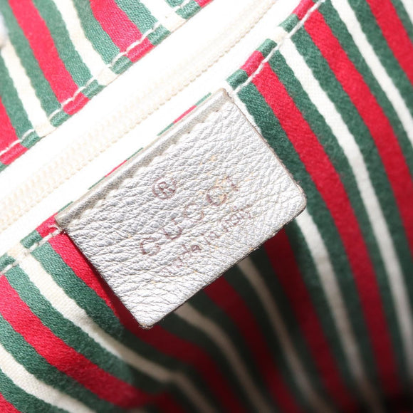 GUCCI GG Canvas Abbey Tote Bag Beige Gold 141472 Auth 149458