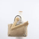 GUCCI GG Canvas Abbey Tote Bag Beige Gold 141472 Auth 149458-23