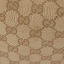 GUCCI GG Canvas Abbey Tote Bag Beige Gold 141472 Auth 149458-3