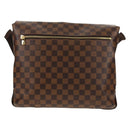 LOUIS VUITTON Damier Ebene Brooklyn MM Shoulder Bag N51211 LV Auth 149463V-2