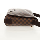 LOUIS VUITTON Damier Ebene Brooklyn MM Shoulder Bag N51211 LV Auth 149463V-4