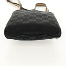 GUCCI GG Canvas Shoulder Bag Black 141863 Auth 149465V-5
