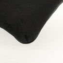 GUCCI GG Canvas Shoulder Bag Black 141863 Auth 149465V-16
